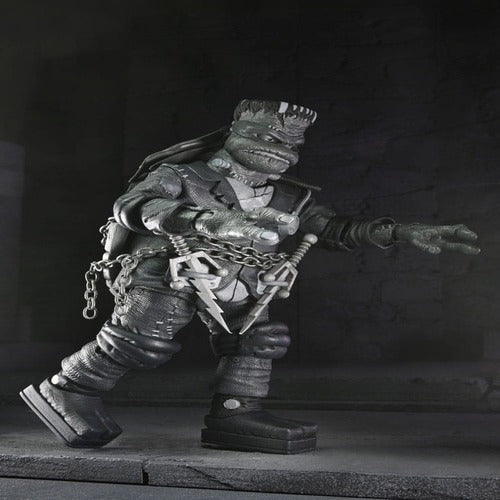 Universal Monsters x Teenage Mutant Ninja Turtles pack 4 figurines Turtles Black & White 18 cm
