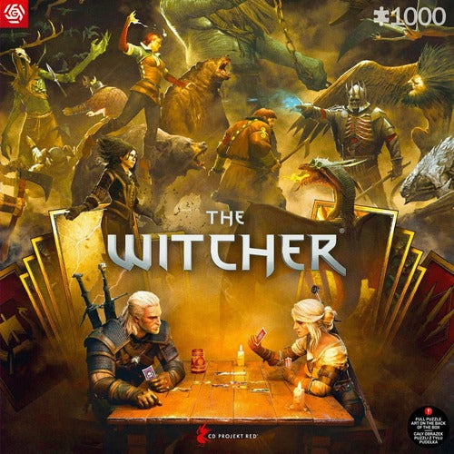 The Witcher Puzzle Playing Gwent (1000 pièces)