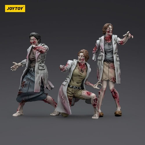 Zombie pack 3 figurines Dark Source Medics 8 cm