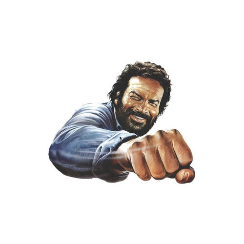 Bud Spencer panneau métal 3D Bud Spencer Faust 45 x 45 cm