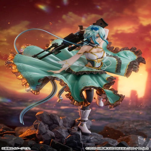 Sword Art Online statuette PVC SHIBUYA SCRAMBLE FIGURE 1/7 Sinon Crystal Dress Ver. 29 cm