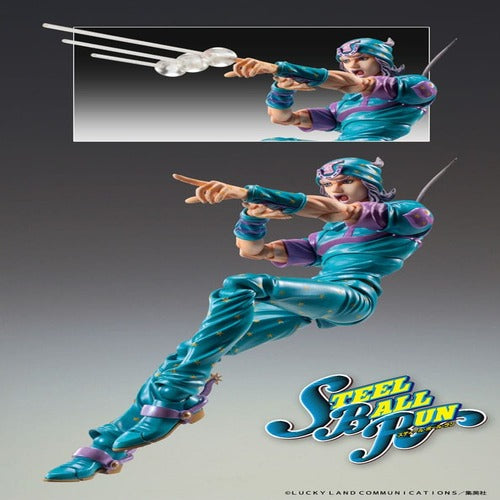 JoJo's Bizarre Adventure Part7 Steel Ball Run figurine Super Action Chozokado Johnny Joestar Second 15 cm