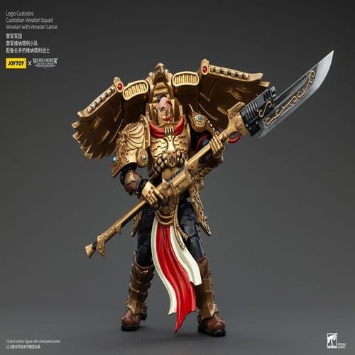 Warhammer The Horus Heresy figurine 1/18 Legio Custodes Custodian Venatari Squad Venatari with Venatari Lance 13 cm