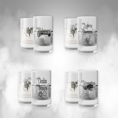 Harry Potter Set 4 verres Spells