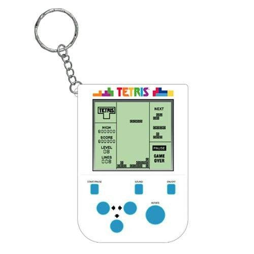 Tetris Mini Retro Handheld Videospiel-Schlüsselanhänger