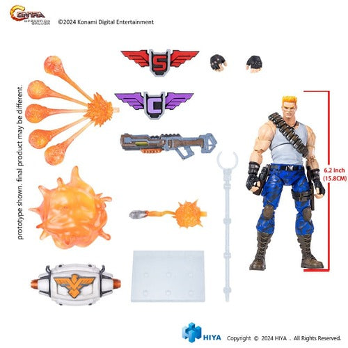 Contra: Operation Galuga figurine Exquisite Basic Bill Rizer 16 cm