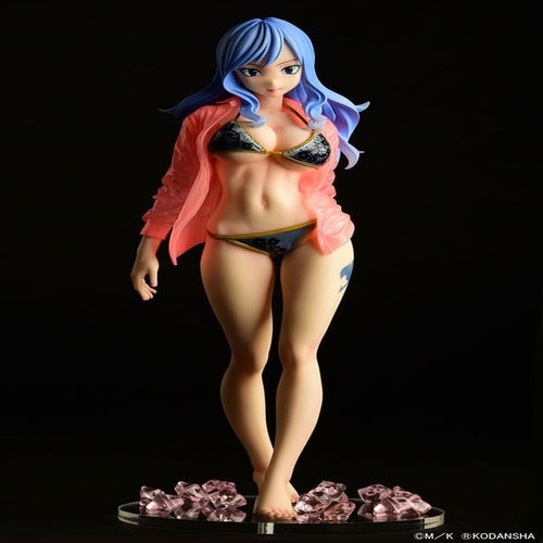 Fairy Tail Statue 1/6 Jubia Lokser Gravure_Stylesee-through wet shirt Black Bikini!! 25 cm