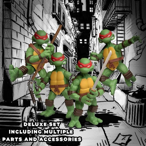 Teenage Mutant Ninja Turtles figurines Teenage Mutant Ninja Turtles Deluxe Set 8 cm
