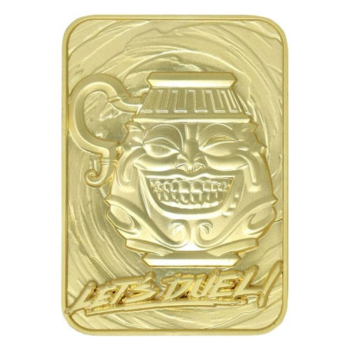 Yu-Gi-Oh! réplique Card Pot of Greed (plaqué or)