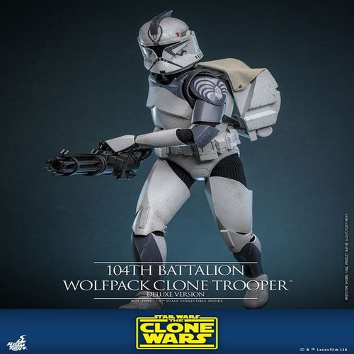 Star Wars The Clone Wars figurine 1/6 104th Battalion Wolfpack Clone Trooper Deluxe Version 30 cm