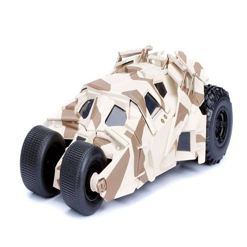 Batman The Dark Knight 1/24 2008 Batmobile Camo métal avec figurine