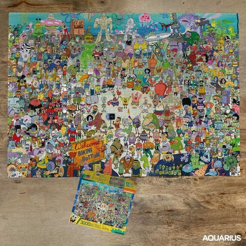 Bob l´éponge puzzle Bikini Bottom (3000 pièces)
