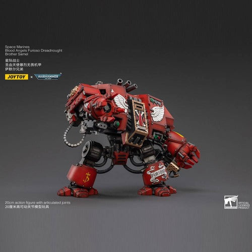 Warhammer 40k figurine 1/18 Blood Angels Furioso Dreadnought Brother Samel 20 cm