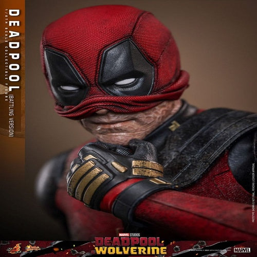 Deadpool & Wolverine Movie Masterpiece Actionfigur 1/6 Deadpool (Battling Version) 31 cm
