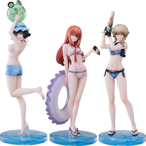 Steins Gate pack 3 statuetten PVC 1/7 Suzuha Amane, Kurisu Makise, Mayuri Shiina Swimsuit Ver.