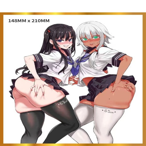 World Where the Thickness of a Girl's Thighs is Equal to Her Social Status statuettes 1/5 Raura Aiza & Iroha Shishikura 14 cm