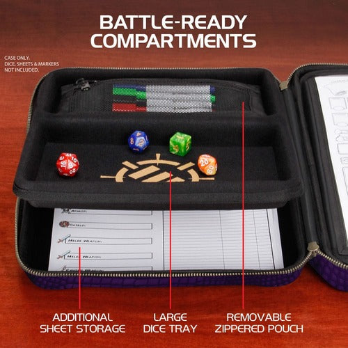 Enhance RPG Series Collector's Edition Organizer Case Purple