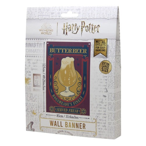 Harry Potter bannière Butterbeer 125 x 85 cm