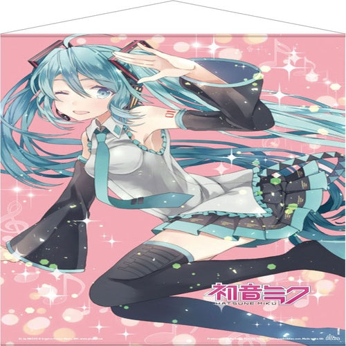 Hatsune Miku Wandrolle Pink Glitter Miku 50 x 70 cm