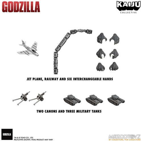 Godzilla (1954) Kaiju Collective Actionfigur Godzilla - Black & White Edition 20 cm