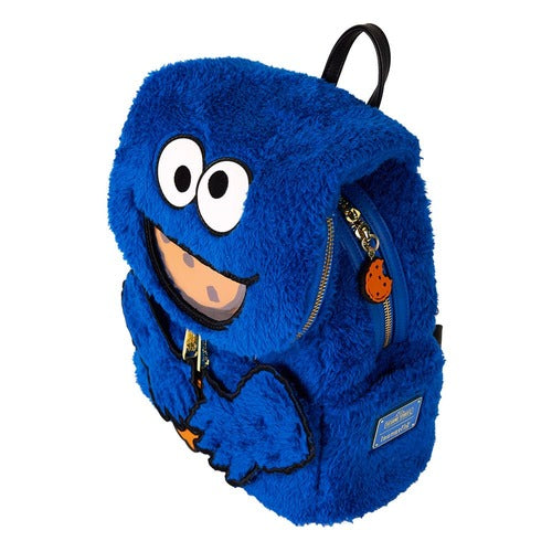 1, Rue Sésame Street by Loungefly Plush Mini sac à dos Cookie Monster