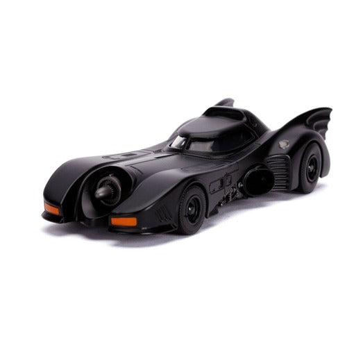 Batman 1989 1/32 Hollywood Rides 1989 Batmobile métal avec figurine