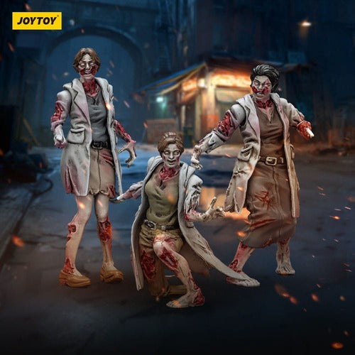 Zombie pack 3 figurines Dark Source Medics 8 cm