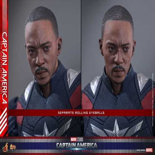 Captain America: Brave New World Movie Masterpiece Actionfigur 1/6 Captain America 30 cm