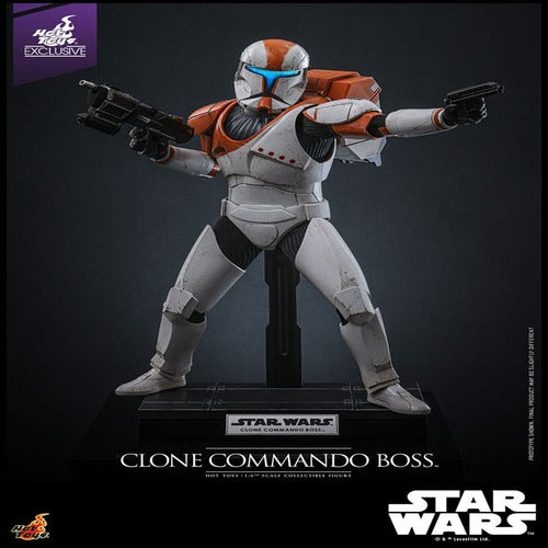 Star Wars: The Clone Wars figurine 1/6 Clone Commando Boss Hot Toys Exclusive 30 cm