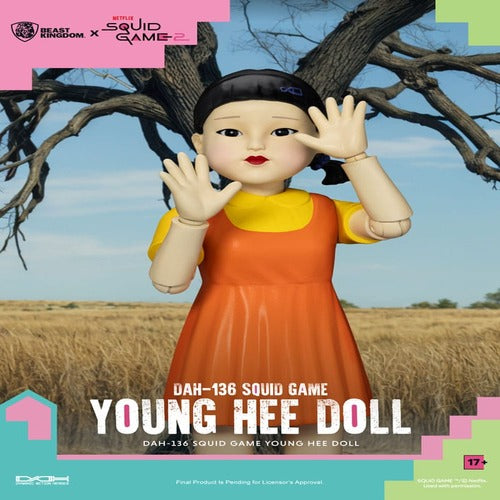 Squid Game figurine avec sonore Young Hee Doll 30 cm