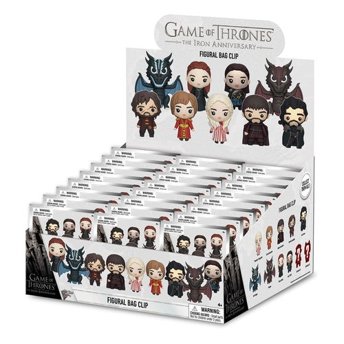 Game of Thrones 3D PVC-Taschenanhänger  Series 1 Display (24)