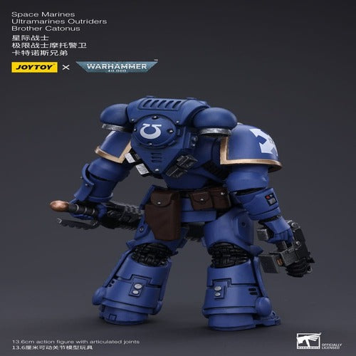 Warhammer 40k figurine 1/18 Space Marines Ultramarines Outriders Brother Catonus 14 cm