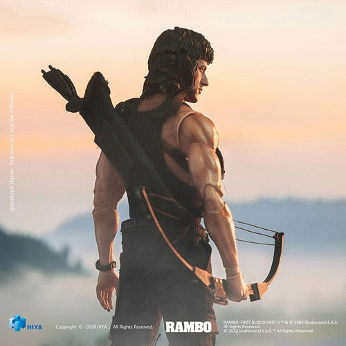 Rambo figurine 1/12 Exquisite Super Series First Blood II John Rambo 16 cm