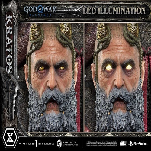 God of War: Ragnarok Real Elite Masterline Series Statue 1/3 Kratos 95 cm