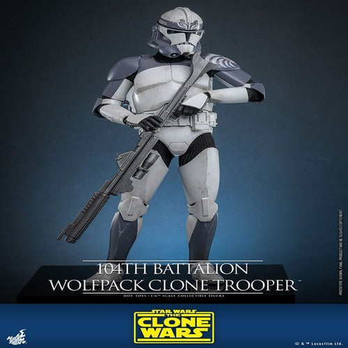 Star Wars The Clone Wars figurine 1/6 104th Battalion Wolfpack Clone Trooper 30 cm
