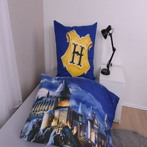 Harry Potter Bettwäsche Blau 135 x 200 cm / 80 x 80 cm