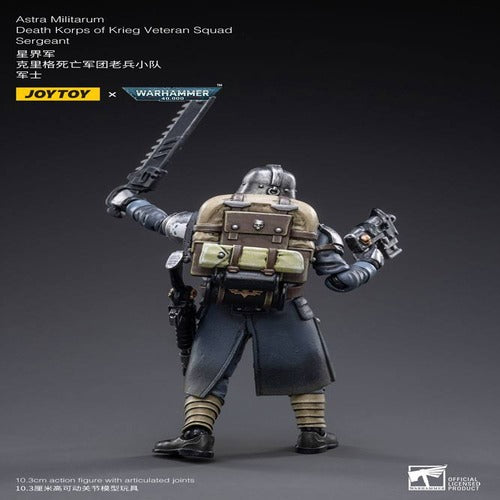 Warhammer 40k figurine 1/18 Death Korps of Krieg Veteran Squad Sergeant 10 cm