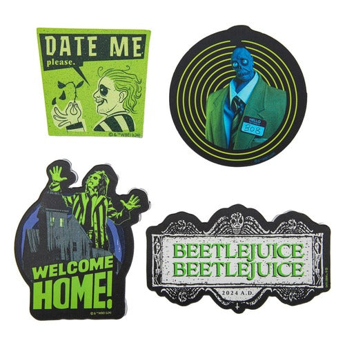 Beetlejuice 4 pack aimants