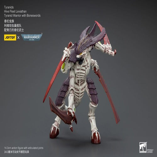 Warhammer 40k figurine 1/18 Tyranids Hive Fleet Leviathan Tyranid Warrior with Boneswords 12 cm