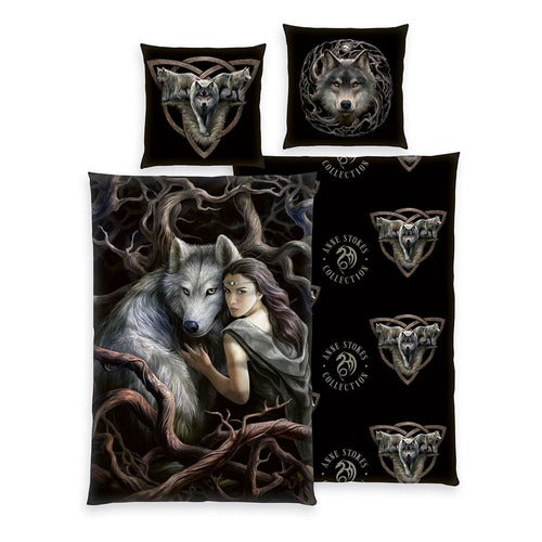 Anne Stokes Literie Wolfs 135 x 200 cm