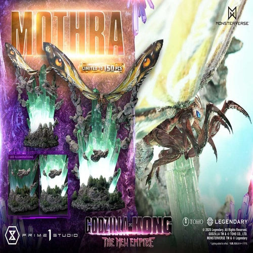 Godzilla x Kong: The New Empire statuette Ultimate Diorama Masterline Series Mothra Bonus Version 113 cm