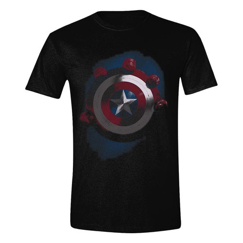 Captain America Brave New World T-Shirt Captain America Shield with Red  Größe L