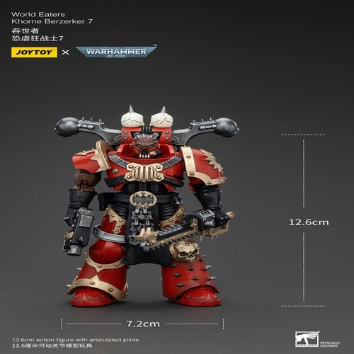 Warhammer 40k figurine 1/18 World Eaters Khorne Berzerker 7 13 cm