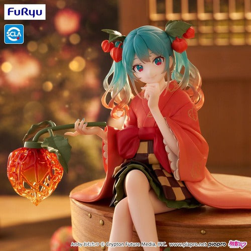 Hatsune Miku statuette PVC Noodle Stopper Flower Fairy Winter Cherry 15 cm