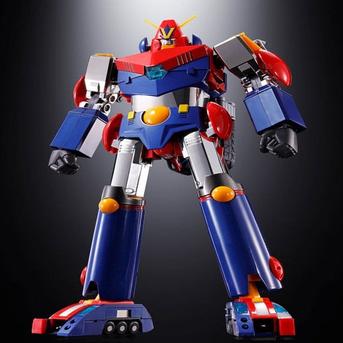 Super Electromagnetic Machine Voltes V figurine Diecast Soul of Chogokin GX50-SP Com-Battler V Chogokin 50th Anniversary Ver. 25 cm