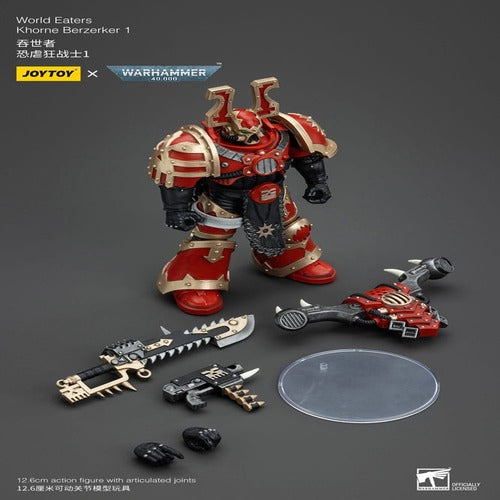 Warhammer 40k figurine 1/18 World Eaters Khorne Berzerker 1 13 cm