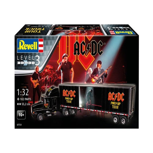 AC/DC kit complet maquette Tour Truck & Trailer 55 cm