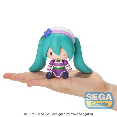 Character Vocal Series 01: Hatsune Miku figurine Fuwa Petit Chibi Hatsune Miku x Love and Berry Dress Up and Dance! Sparkly Purple 8 cm