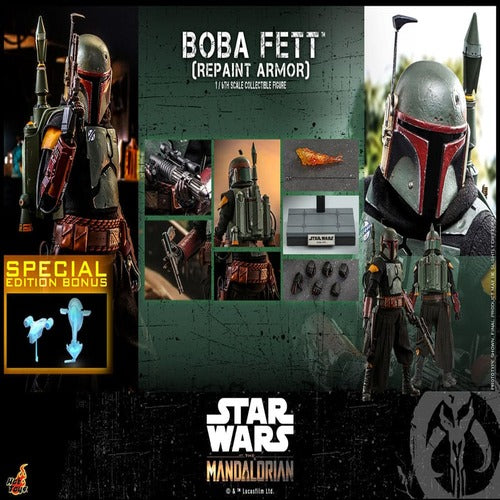 Star Wars: The Mandalorian figurine 1/6 Boba Fett Repaint Armor Special Edition 30 cm