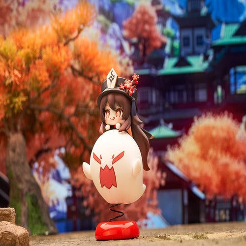 Genshin Impact statuette PVC Hu Tao Chibi Chara Yurayura Stand Ver. (re-run) 10 cm